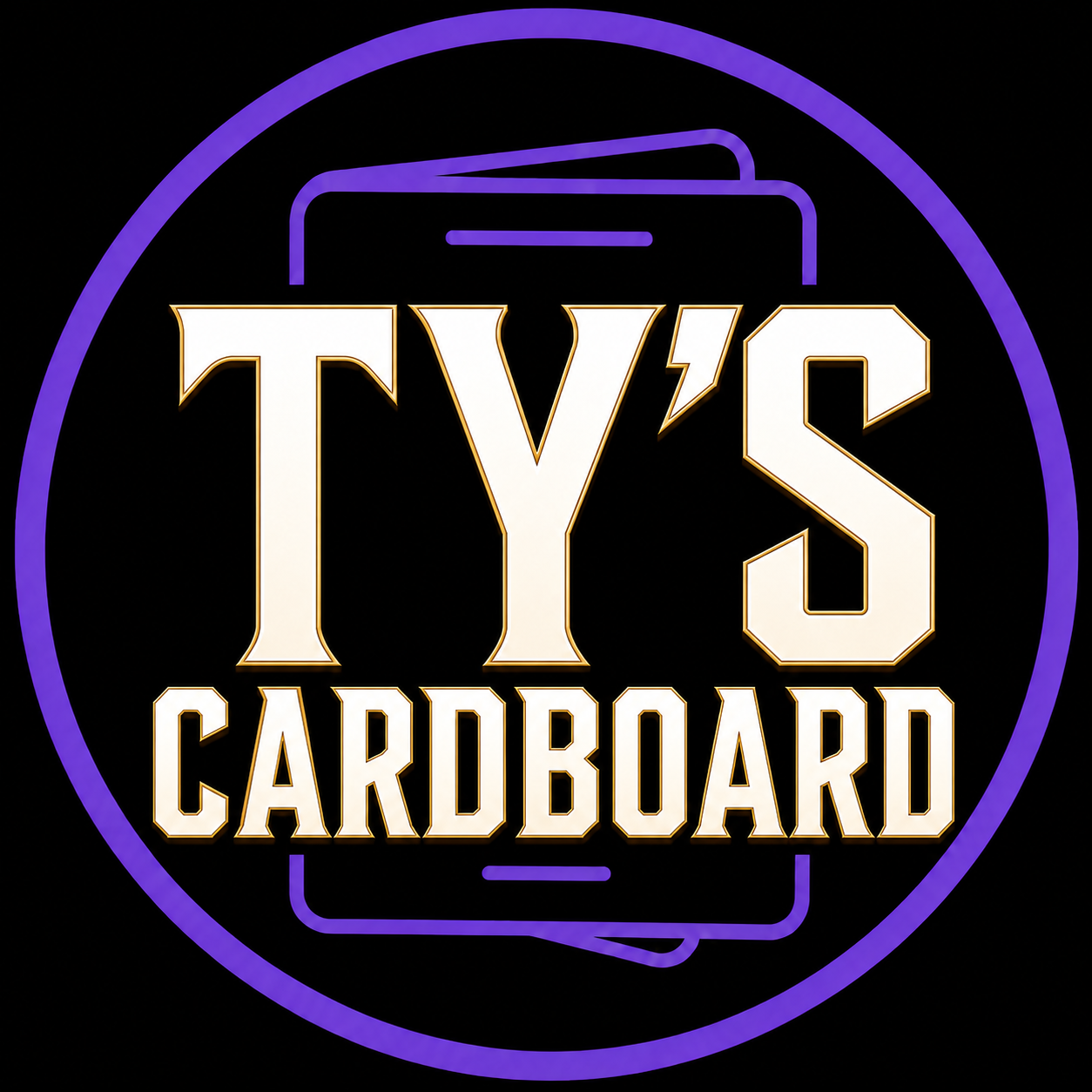 Ty's Cardboard circular logo